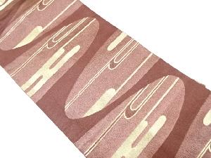 ヱ霞模様織り出し名古屋帯